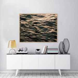 Quadro - Fernando Silva - Luz Dourada No Mar