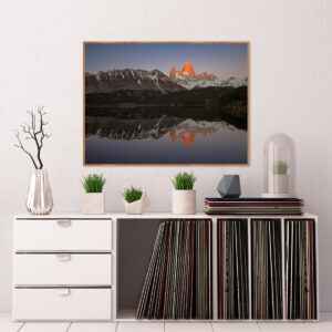 Quadro - Alexandry Mazoni - Amanecer Laguna Capri El Chalten 1