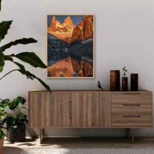 Quadro - Alexandry Mazoni - Amanhecer Laguna Sucia El Chalten 2 Claro