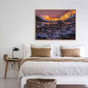 Quadro - Alexandry Mazoni - Amanhecer Laguna Torre El Chalten 2