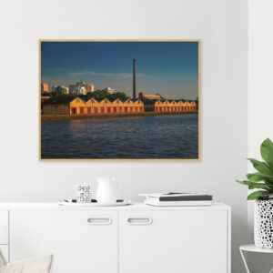 Quadro - Alexandry Mazoni - Cais e Gasômetro