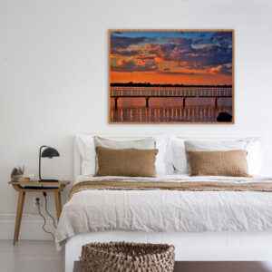 Quadro - Alexandry Mazoni - Reflexos No Mar
