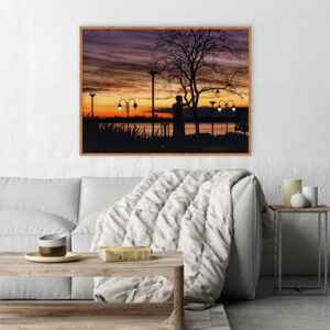Quadro - Alexandry Mazoni - The Statue Of Elis And The Sunset