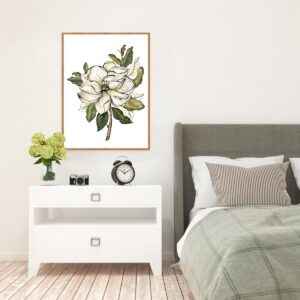 Quadro - Caroline Perillo - Flor De Magnólias
