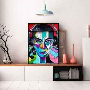 Quadro - Lise Rodembusch - Wynwood Liga O Som