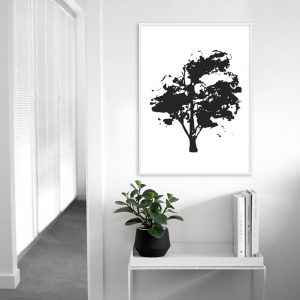 Quadro - Luli Reis - Árvore 3 Silhueta