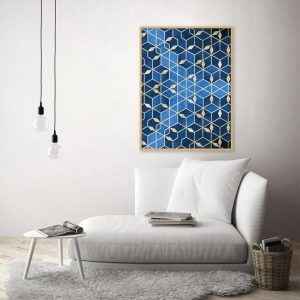 Quadro - Pallib - Design Silver Blue 3