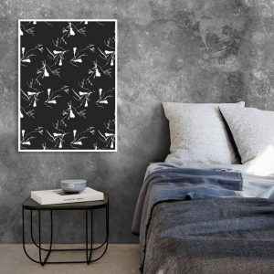 Rayssa Neckel – Floral Geométrico Preto