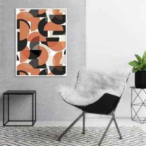 Rayssa Neckel – Geométrico Preto e Coral