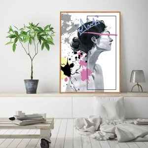 Quadro - Ionara Passos - Mulher Grafiti