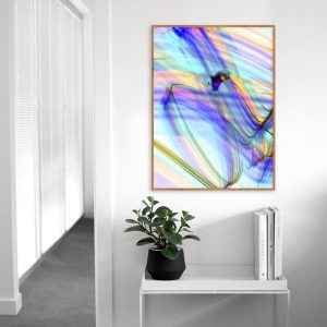 Quadro - Julia Andrades e Lucas Bauer - Color Rush 10 White Blue