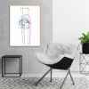 Quadro - Julia Andrades e Lucas Bauer - Color Rush 16 White Pink