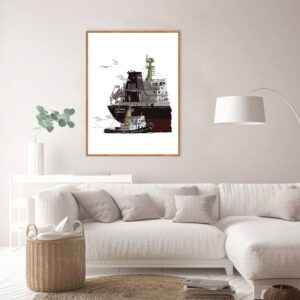 Quadro - Lourenço Degani - Gaivotas IV