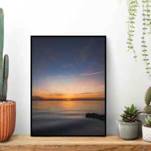 Quadro - Fábio Motta - Pôr do Sol no Guaíba