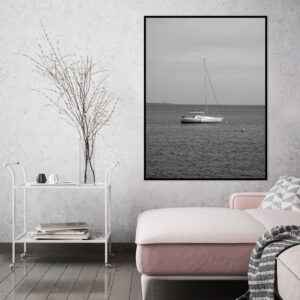 Quadro - Michel Fraitag - Pequeno Barco Veleiro
