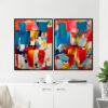Dupla de Quadros - Abstract Art 34A E 36A - Imagem 4