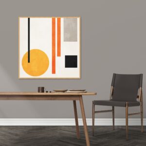 Quadro - Uillian Rius - Abstrato Geométrico 762A Q