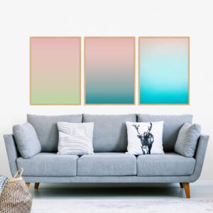 Trio de Quadros - Blur 22A, 28A e 29A