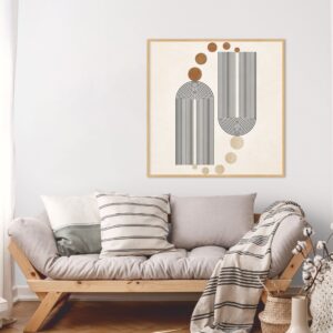 Quadro - Uillian Rius - Geométrico Linhas Minimalista 139A Q