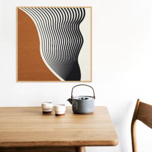 Quadro - Uillian Rius - Geométrico Linhas Minimalista 141A2 Q