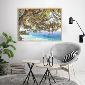 Quadro - Giba Souza - Croácia Árvore e Mar 2