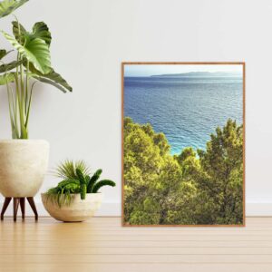 Quadro - Giba Souza - Croácia Árvore e Mar 3