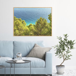 Quadro - Giba Souza - Croácia Árvore e Mar 4