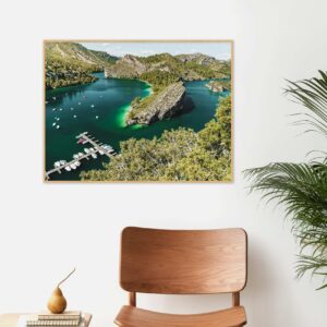 Quadro - Giba Souza - Esmeralda Panorama Árvores