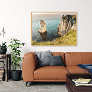 Quadro - Giba Souza - França Falésia de Etretat