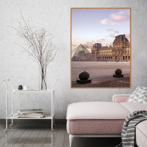 Quadro - Giba Souza - Paris Louvre Sunset 1