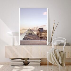 Quadro - Giba Souza - Paris Louvre Sunset 2