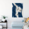 Quadro - Michel Fraitag - Abstrato Manchas Azuis 4 - Imagem 4