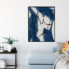 Quadro - Michel Fraitag - Abstrato Manchas Azuis 4