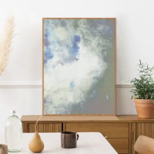 Quadro - Michel Fraitag - Abstrato Manchas Sobrepostas 1