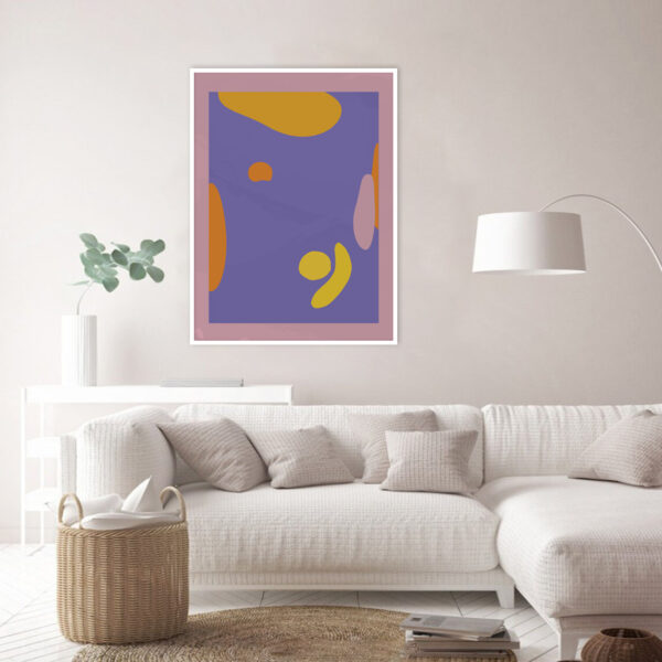 Quadro - Michel Fraitag - Abstrato Orgânico Colorido - Image 4