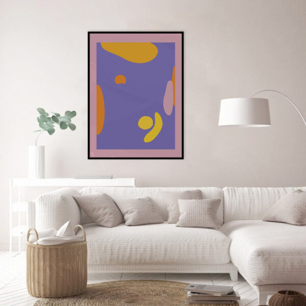 Quadro - Michel Fraitag - Abstrato Orgânico Colorido