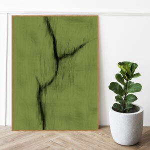Quadro - Michel Fraitag - Abstrato Rasgo na Árvore 1