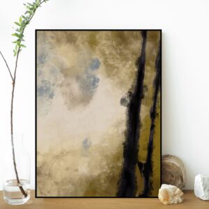 Quadro - Michel Fraitag - Abstrato Rasgo Na Terra