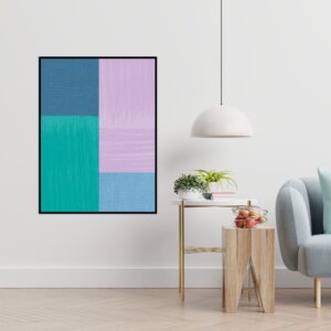 Quadro - Michel Fraitag - Abstrato Texturas Retangulares