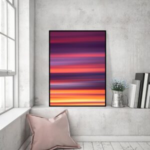 Quadro - Uillian Rius - Abstrato Degradê de Cores 48A