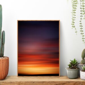 Quadro - Uillian Rius - Abstrato Degradê de Cores Natureza 08A