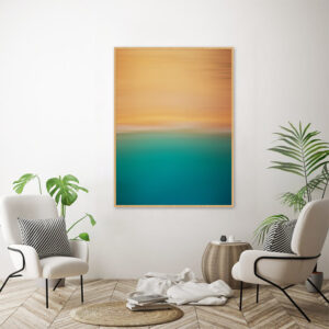 Quadro - Uillian Rius - Abstrato Degradê de Cores Natureza 16B