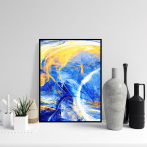 Quadro - Uillian Rius - Abstrato Fractal 02A