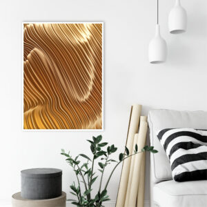 Quadro - Uillian Rius - Abstrato Geométrico Gold 03A1