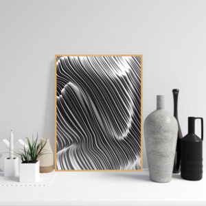 Quadro - Uillian Rius - Abstrato Geométrico Gold 03B1