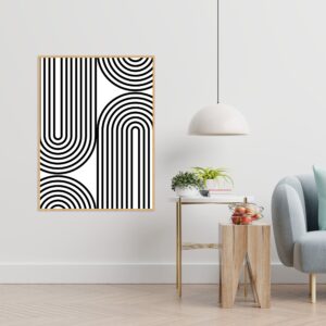 Quadro - Uillian Rius - Geométrico Linhas Minimalista 114A
