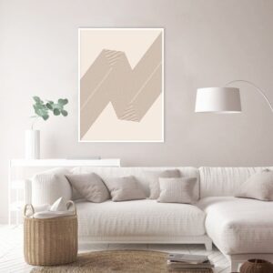 Quadro - Uillian Rius - Geométrico Linhas Minimalista 127B2