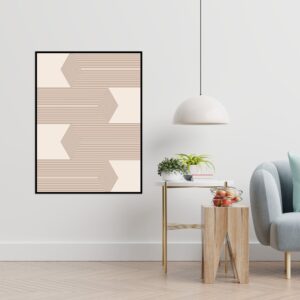 Quadro - Uillian Rius - Geométrico Linhas Minimalista 127C2