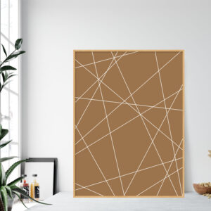 Quadro - Uillian Rius - Geométrico Linhas Minimalista 130B1