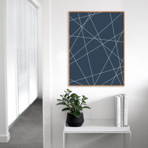 Quadro - Uillian Rius - Geométrico Linhas Minimalista 130B2